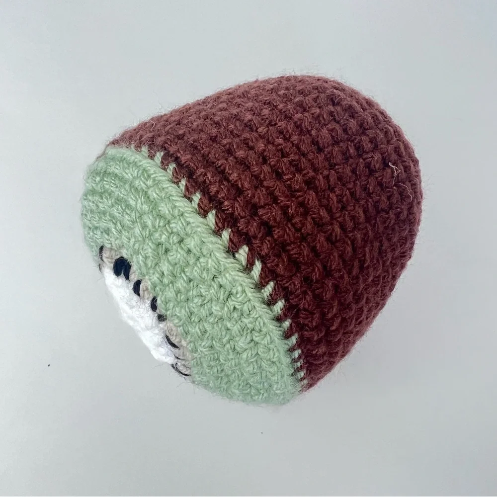 Cat Toy Handmade Kiwi Catnip Crochet Cat Toy